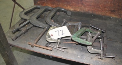 ASSORTED C-CLAMPS
