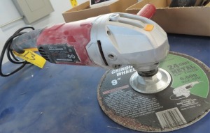 CHICAGO ELECTRIC 9" ANGLE GRINDER